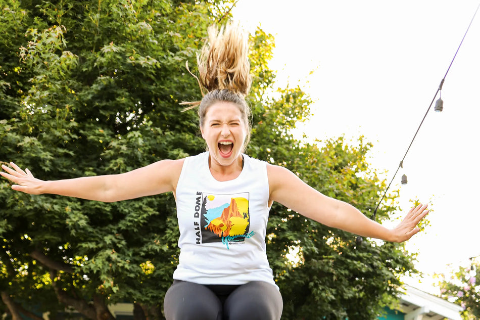 jumping on rebounder