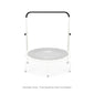 Handle Bar for Arched Leg Fitness Trampolines | WHITE | 39"