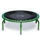 JumpSport 39 inch PRO trampoline model TRUE COLORS "Thrive" in green laying flat