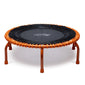 JumpSport 39 inch PRO trampoline model TRUE COLORS "Energize" in orange laying flat