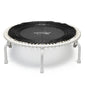 JumpSport 39 inch PRO trampoline model TRUE COLORS "Elevate" in white laying flat