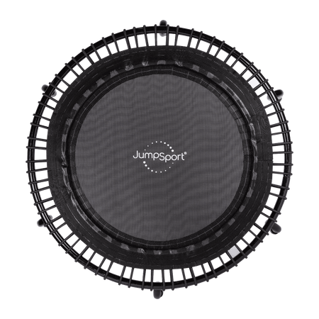 JumpSport 44 inch ESSENTIAL trampoline with 3-piece frame in solid black
