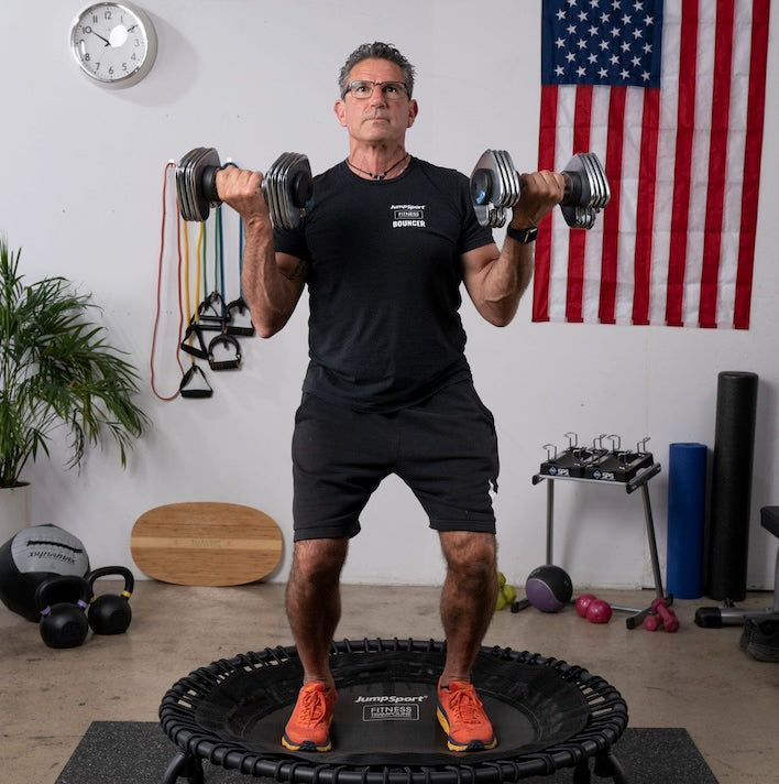 Need More Energy? Try This Simple Fitness Trampoline Routine