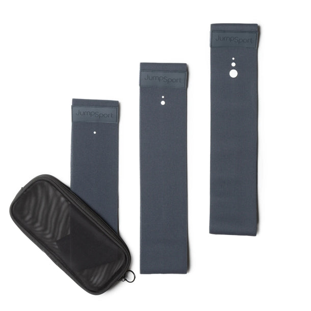 JumpSport Sculpt | No-Slip Grip Resistance Glute Bands, Set of 3