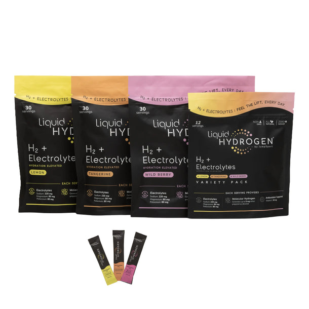 Liquid Hydrogen® | H₂ + Electrolyte Zero Sugar Drink Mix