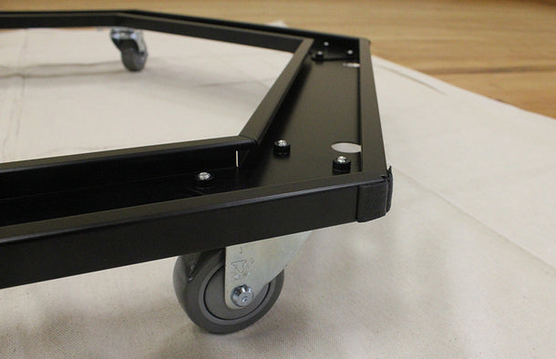 Rolling Storage Cart for JumpSport Fitness Trampolines close-up