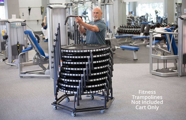 Rolling Storage Cart for JumpSport Fitness Trampolines image