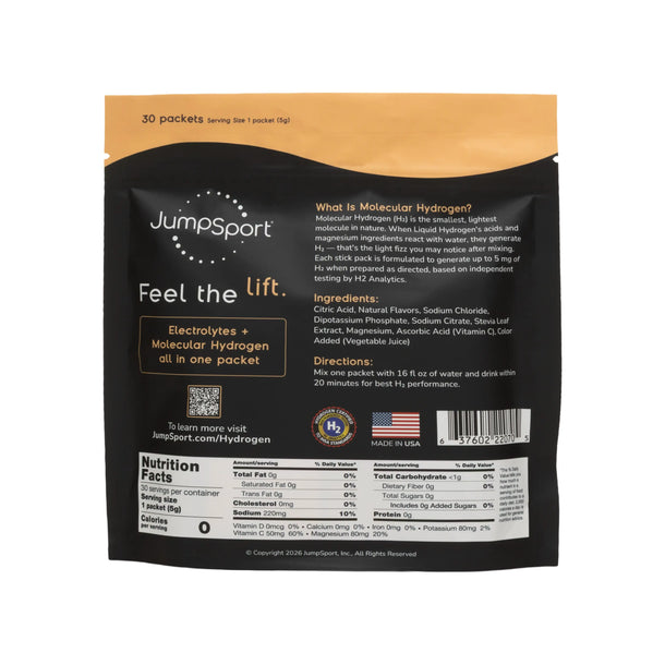Liquid Hydrogen® | H₂ + Electrolyte Zero Sugar Drink Mix
