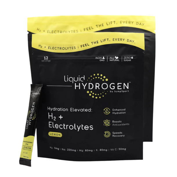 Liquid Hydrogen® H₂ + Electrolyte Zero Sugar Drink Mix | Lemon Liquid Hydrogen® H₂ + Electrolyte Zero Sugar Drink Mix | Lemon